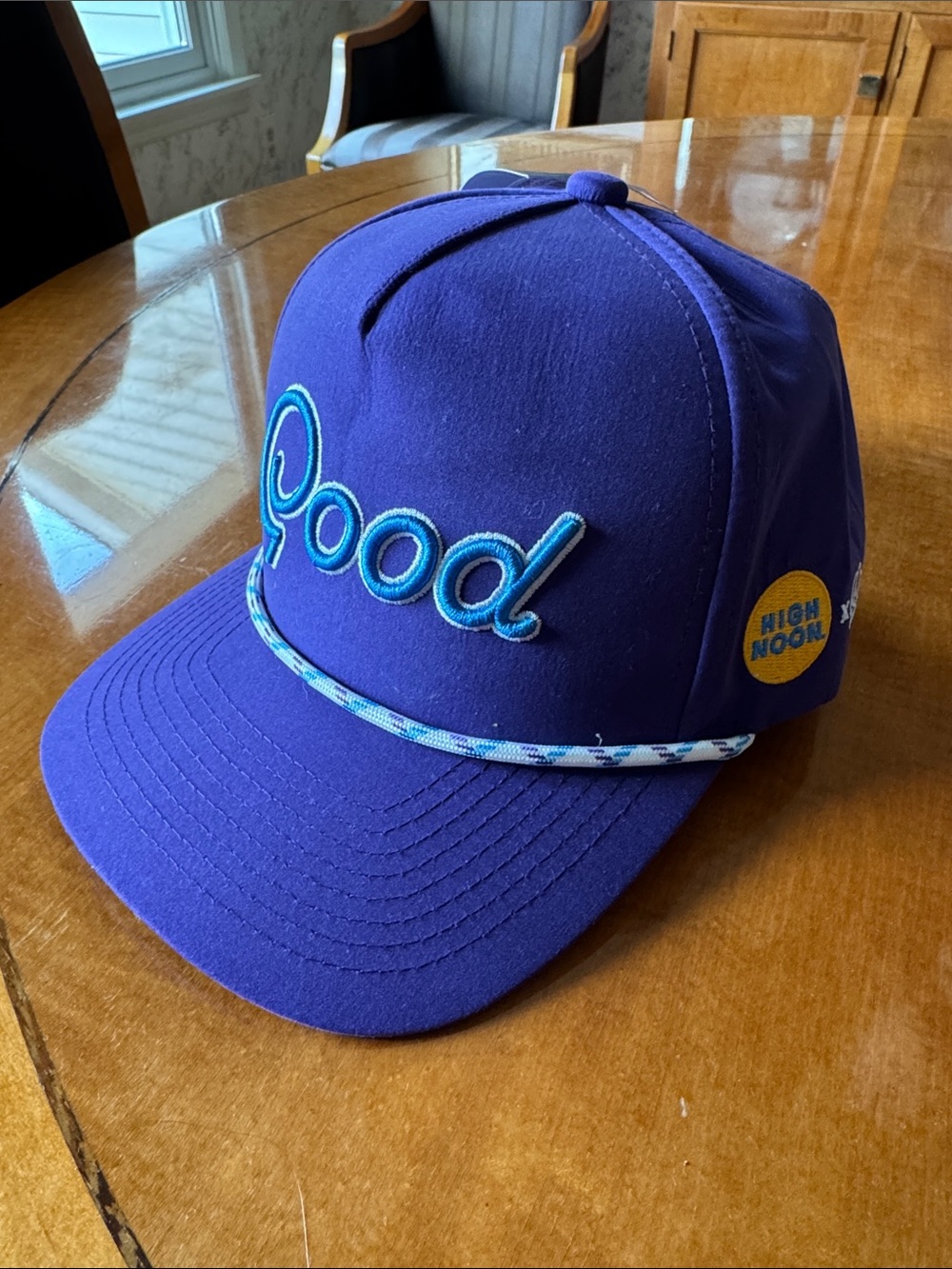 High Noon Purple 'GoodGood’ Embroidered Men's Cap